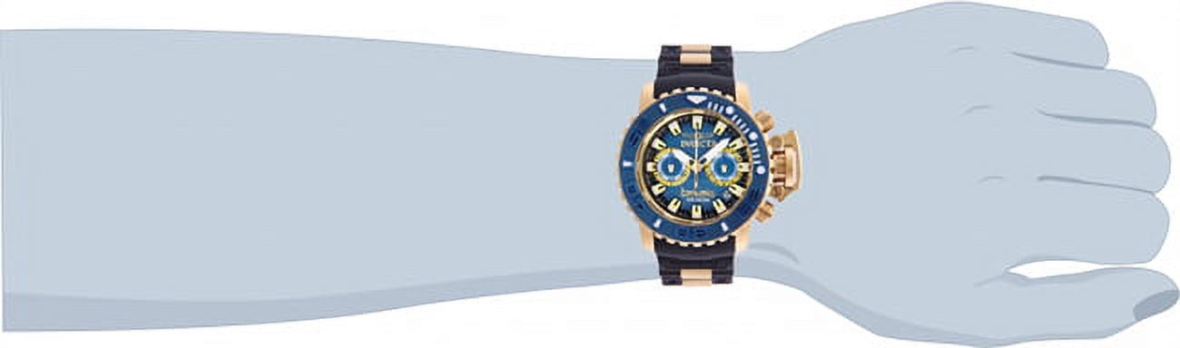 Invicta Men's 20476 Sea Hunter Blue Dial Steel and Silicone Strap - Main Image