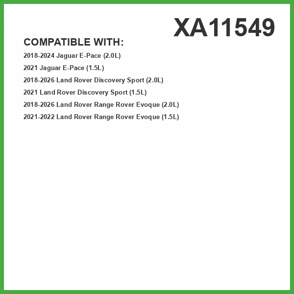 ECOGARD XA11549 Premium Engine Air Filter Fits 2018-2025 Land Rover Range Rover Evoque, Discovery Sport, 2018-2024 Jaguar E-Pace