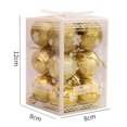 thumbnail image 2 of Juego de bolas decorativas de Navidad de 12 piezas Adornos de bolas colgantes de árbol Oro Ehuebsd  Libre de BPA, 2 of 2