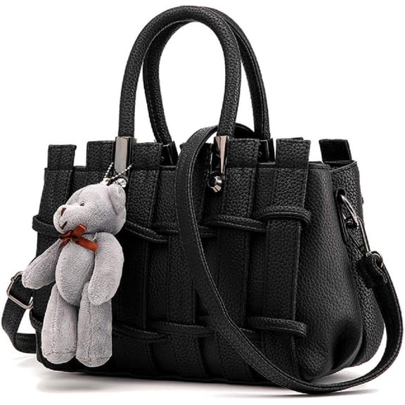Womens Handbags and Purses Fashion Top Handle Satchel Tote PU Leather Shoulder Bags
