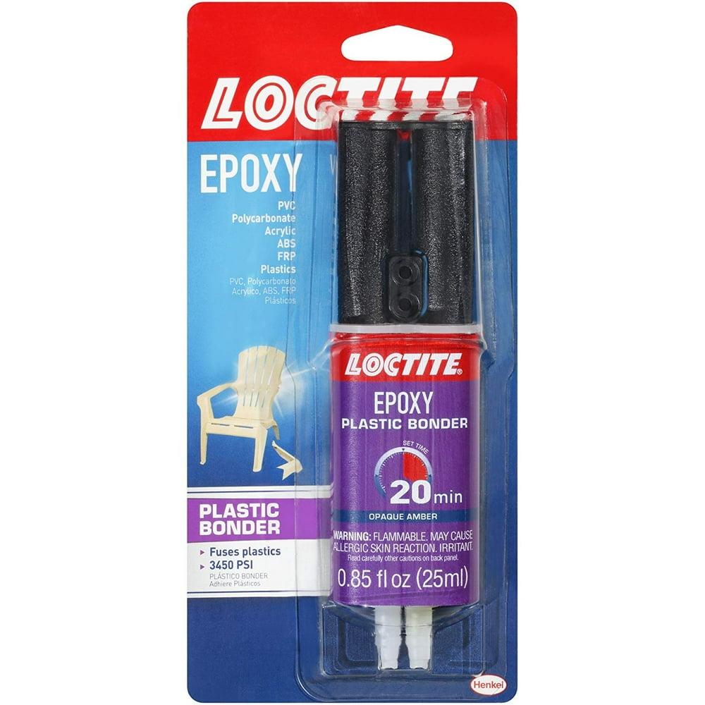 Loctite Epoxy Plastic Bonder 0.85Fluid Ounce Syringe (1363118 )