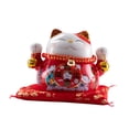 thumbnail image 4 of GUOOL Cute Cat Money Bank Animal Statue Sculpture Money Box Ceramic Ornament for A, 4 of 9