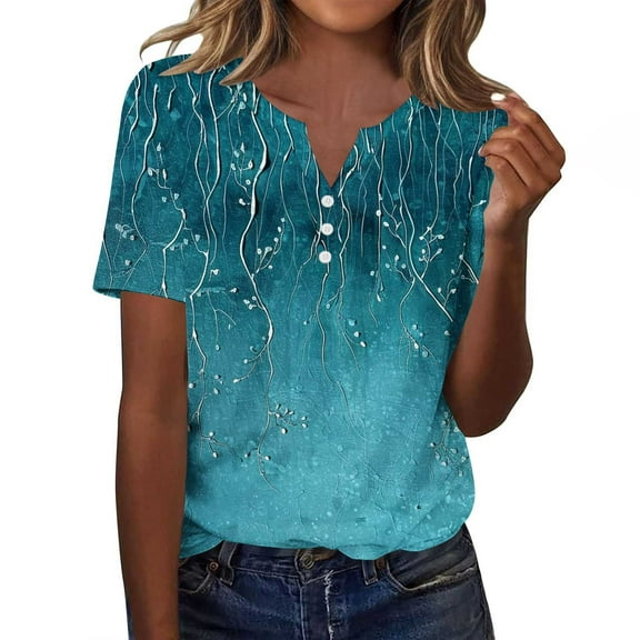 Levmjia Womens V Neck Tops Short Sleeve Summer Casual Basic Solid Color Cotton Slim Fit Stretchy Work Vacation Yoga Pullover Multi Colors Sale