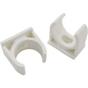 SDTC Tech 12-Pack U-Shaped PVC Water Pipe Clamps Fit for 25mm OD, Compatible with 3/4" ID PVC Pipe