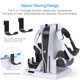 thumbnail image 3 of Soporte vertical para PS5 con ventilador de refrigeración y estación de carga para mandos, soporte de carga para PSVR, organizador de almacenamiento de juegos y ranura para mando a distancia, 3 of 7