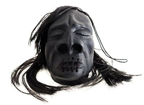Mini Shrunken Head Prop With Hanging String - 3" Novelty Halloween Decoration