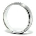 thumbnail image 3 of Pompeii Mens Bezel Diamond Solitaire 14K White Gold Wedding Ring Band (G,SI), 3 of 4