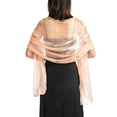 thumbnail image 5 of Mdesiwst Thin Bright Silk Solid Color Dress Shawl Bridesmaid Cheongsam Long Shawl, 5 of 7