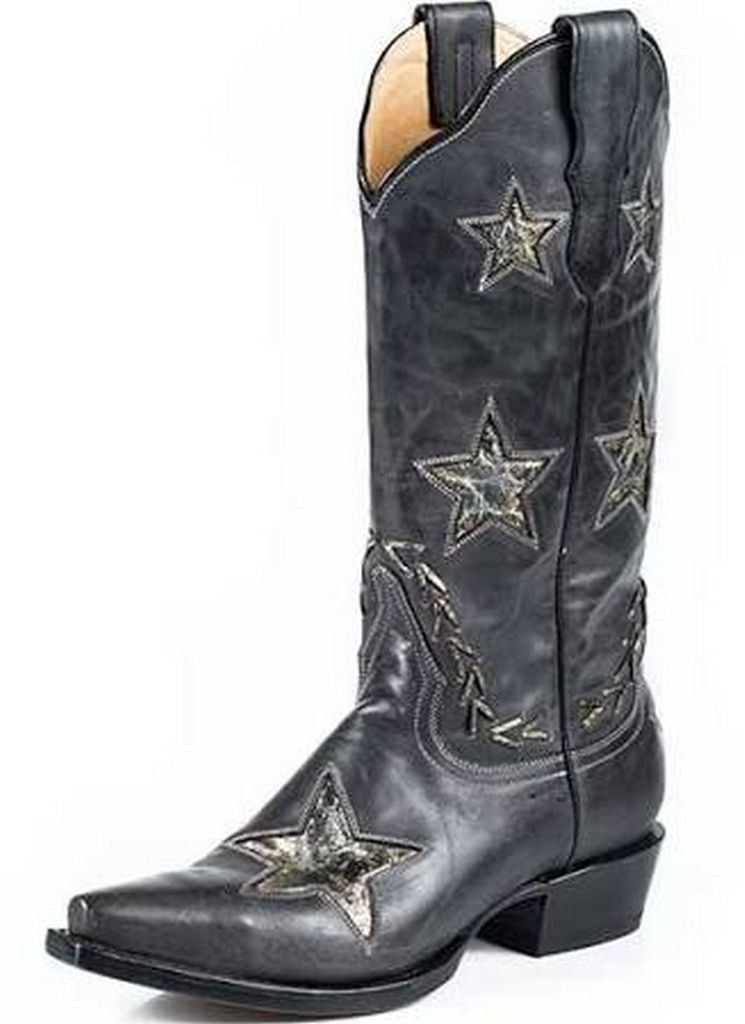 stars on cowboy boots