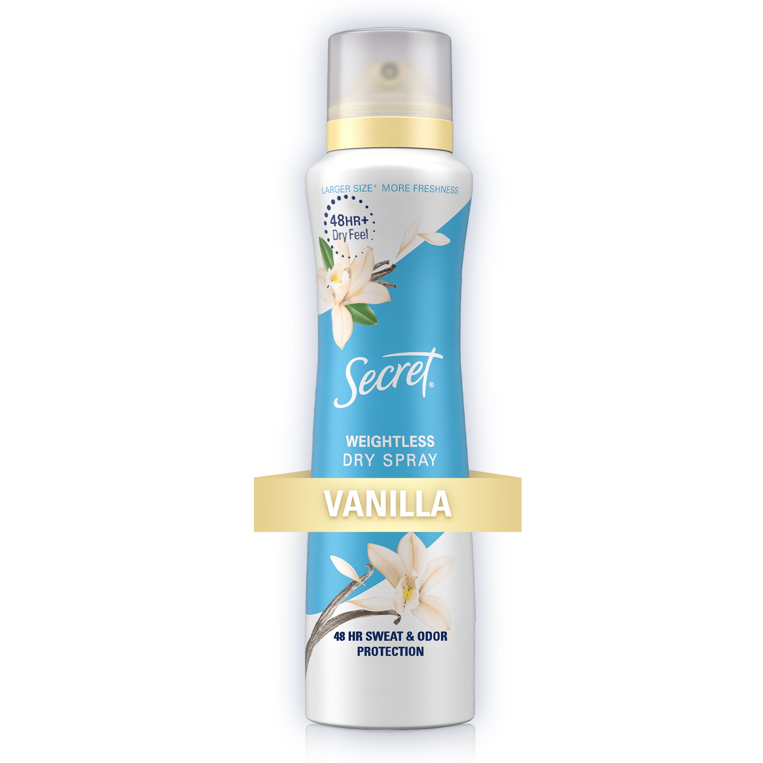 Secret Spray Antiperspirant Deodorant, Vanilla Oil, - Walmart.com