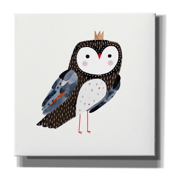 Epic Graffiti 'Crowned Critter I' by Victoria Borges, Canvas Wall Art, 18"x18"
