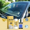 thumbnail image 6 of 2Pcs Car Glass Cleaner, DELESYS Glass Polishing Compound, Oil Film Remover for Auto Window - Removes Water Spots, Windshield Haze, Road Oils, Improves Visibility for Windows and Mirrors, 6 of 9