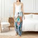 thumbnail image 4 of Balery Travel Around The World Pantalones de pijama para mujer, pijamas ultraligeros, pantalones de estar por casa-Small, 4 of 6