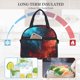 thumbnail image 4 of Fotbe Red And Blue Fire Bolsa de Almuerzo con Estampado, Lonchera Aislada, Contenedores de Comida Reutilizables Tipo Cooler a Prueba de Fugas, 4 of 7