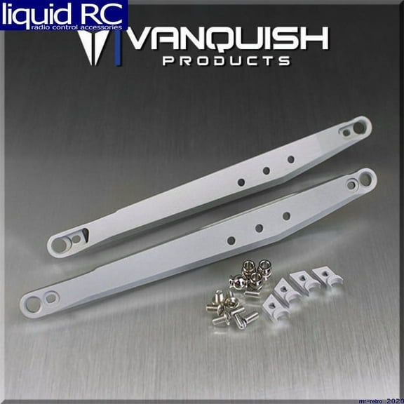 Vanquish Products Yeti Trailing Arms Clear Anodized VPS07351 Electric Car/Truck Option Parts