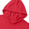 thumbnail image 3 of Jalioing Summer Short Sleeve Hoodies for Kids Casual Plain Hooded Tops Teens Boys Athletic Workout Shirts 5-15 Years, 3 of 9