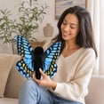 thumbnail image 6 of Butterfly Plush, 8.3 in Realistic Stuffed Butterfly, Soft Cuddly Insect Plushie for Kids Girls Room Decor and Birthday Gift - Blue, 6 of 6