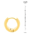 thumbnail image 4 of Huggie Wide Band Hoops, 4 of 4