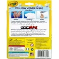 thumbnail image 5 of Crayola Washable Markers, Broad Point, Classic Colors, 8/Pack 58-7808, 5 of 6