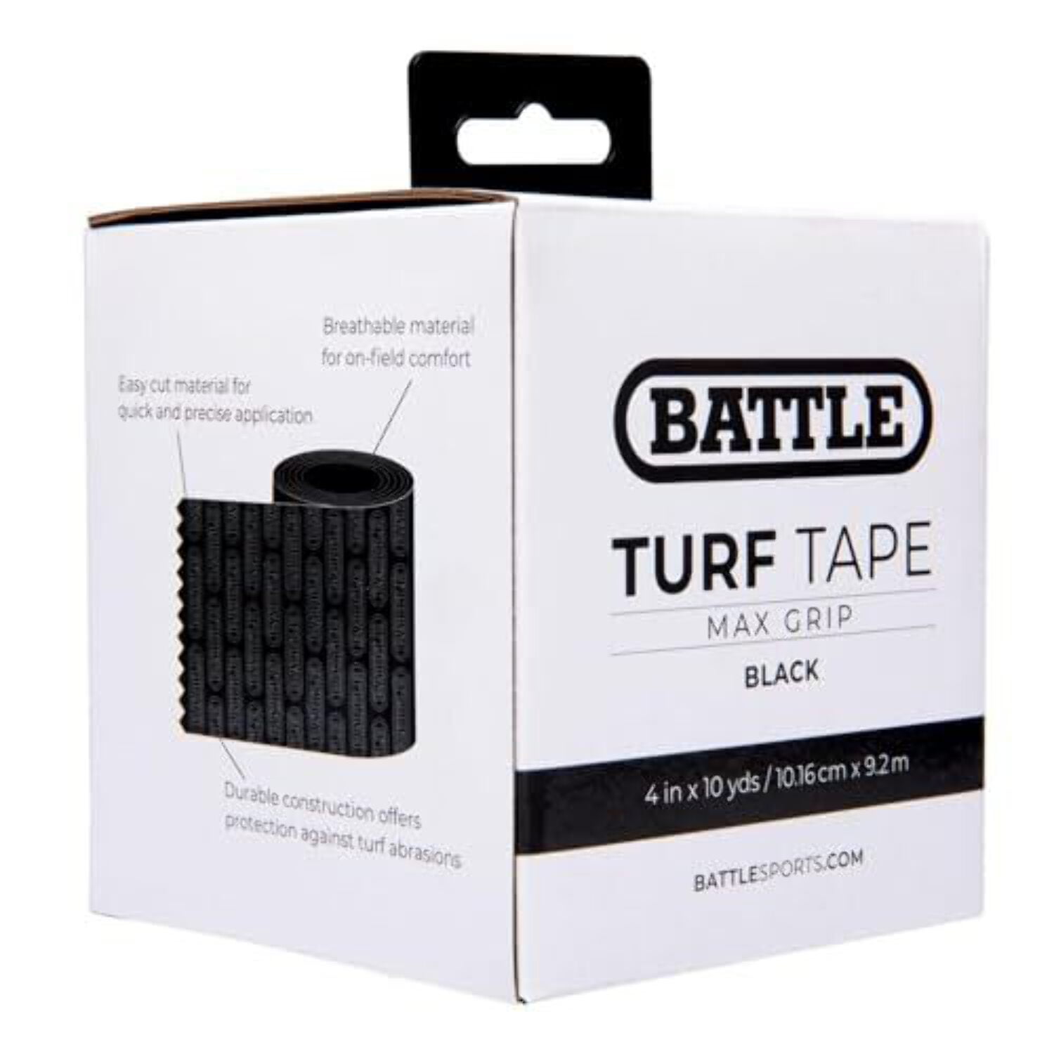 Battle Sports Science White Self-Adhesive Turf Tape for Arm Kinesiology First Aid Wrap