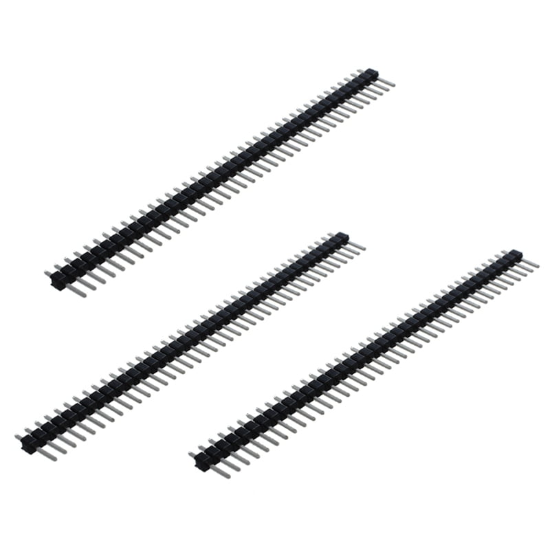 3X 40 Pin 2.54mm Male PCB Single Straight Header Strip Connector