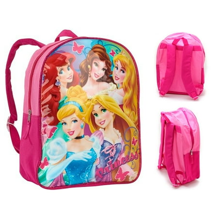 Disney Princess 15 Kids Backpack School Bag Toddler Lunch Tote Disney Princess 15 Kids Backpack School Bag Toddler Lunch Tote Cinderella Belle