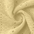 thumbnail image 6 of Womens Eyelet Embroidery Tank Tops Loose Fit Trim V Neck Sleeveless Shirts Casual Summer Flowy Beach Tanks, 6 of 6