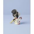 thumbnail image 3 of Adornos Lenox de Snoopy y Woodstock con bastón de caramelo, de porcelana, con cordón dorado para decorar el árbol, adornos navideños, diseño de Snoopy, decoración invernal (1 pieza), 3 of 5