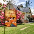 thumbnail image 3 of Garden Flag Pumpkin in Cornucopia - Decorative Autumn Welcome Garden Flags - Double Sided & Weather Resistant & Double Stitched - 18 x 12.5 Inch, 3 of 6