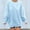 Light Blue, variant on Lenago Crewneck Sweatshirts for Women Fashion Casual Long Sleeve Round Neck Ladies Sweatshirt Tops Blouse Fall Winter Outfits Clothes
