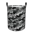thumbnail image 6 of Lsque Horse Silhouette pattern Laundry Hamper Basket, Tall Woven Rope Hamper Basket for Clothes, Lightweight Storage Basket, Collapsible Waterproof-Small, 6 of 8