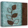 thumbnail image 1 of Kristin Emery 36x36 Gallery Wrapped Canvas Wall Art Titled - Brown Leaves Square - Right, 1 of 4
