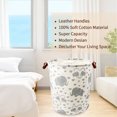 thumbnail image 7 of Howarmer Collapsible Laundry Basket with Handle, Gray, 7 of 7