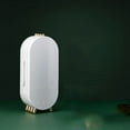 thumbnail image 1 of Jewelry Storage Box Foldable Mirror Design Plastic Metal Necklace Screen Display Rack for Home Screen Pearl White, 1 of 5