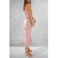 thumbnail image 2 of Vestido PRETTYGARDEN Midi a Rayas Rosa y Blanco Strapless Maxi, 2 of 5