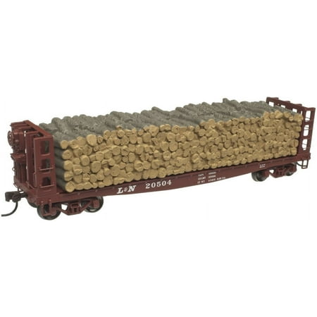 Atlas 20002875 HO Louisville and Nashville Pulpwood Flat Car #20504