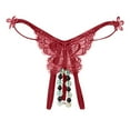 thumbnail image 4 of ZVNAΖH Sexy G String Thongs for Women, Valentine's Day Gifts, Couple Supplies, Open Cut Non-Removable Massage Beads Panties, 4 of 4