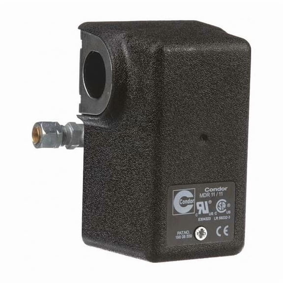 Condor Usa Pressure Switch,80/100 psi,Diaphrgm,DPST 11EAXE