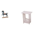 thumbnail image 1 of Figura de caballo,Figura de caballo Escultura animal coleccionable,Mesilla de noche,Mesa auxiliar Mesa auxiliar Mesa de esquina para el hogar Mesita de noche,Mesa de centro,mesa de, 1 of 8