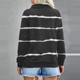 thumbnail image 5 of 2023 Chandail de Mode pour Femmes Rabais de 50 % Liquidation Mode Ample Col Roulé Imprimé Fermeture Éclair Manches Longues Chandail Haut Blouse, 5 of 5