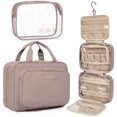 thumbnail image 1 of Neceser BAGSMART organizador de maquillaje colgante para viajes, color morado, 1 of 6