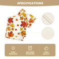 thumbnail image 6 of Smile Maple Leaves Fall Table Runner, Seasonal Autumn Kitchen Dining Table Decoration for Home Party Decor 13x72 Inch, 6 of 7