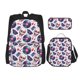 thumbnail image 1 of Balery record rock music Skull Mochila escolar 3 en 1 para niños: mochila resistente con lonchera térmica y estuche para lápices. Mochila escolar para niños y niñas., 1 of 7