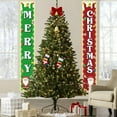 thumbnail image 6 of Uutvery Christmas Couplet Door Curtain with Lights, 12x71 Inch Lighting Style Decoration with Traditional Design,Xmas Door Cover Decoration for Holiday Party Decor, 6 of 6