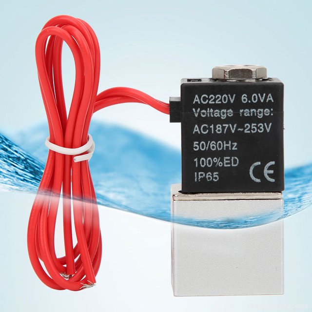 Válvula Solenoide de Gran Rendimiento ANGGREK 220 V CA para Agua Aire y Aceite -10 ~ +80