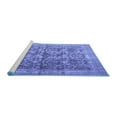 thumbnail image 2 of Ahgly Company Machine Washable Indoor Rectangle Persian Blue Traditional Area Rugs, 2' x 3', 2 of 4