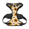 thumbnail image 5 of Lsque Sunflowers And Bee Dog Harness, No-Pull Pet Harness with 2 Leash Clips, Adjustable Soft Padded Dog Vest with Easy Control Handle for Large Dogs-X-Large, 5 of 9