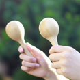 thumbnail image 2 of Maracas de madera, sonajero de madera para niños, martones de música para bebés, martillos de arena Feliz Sencillez, 2 of 5