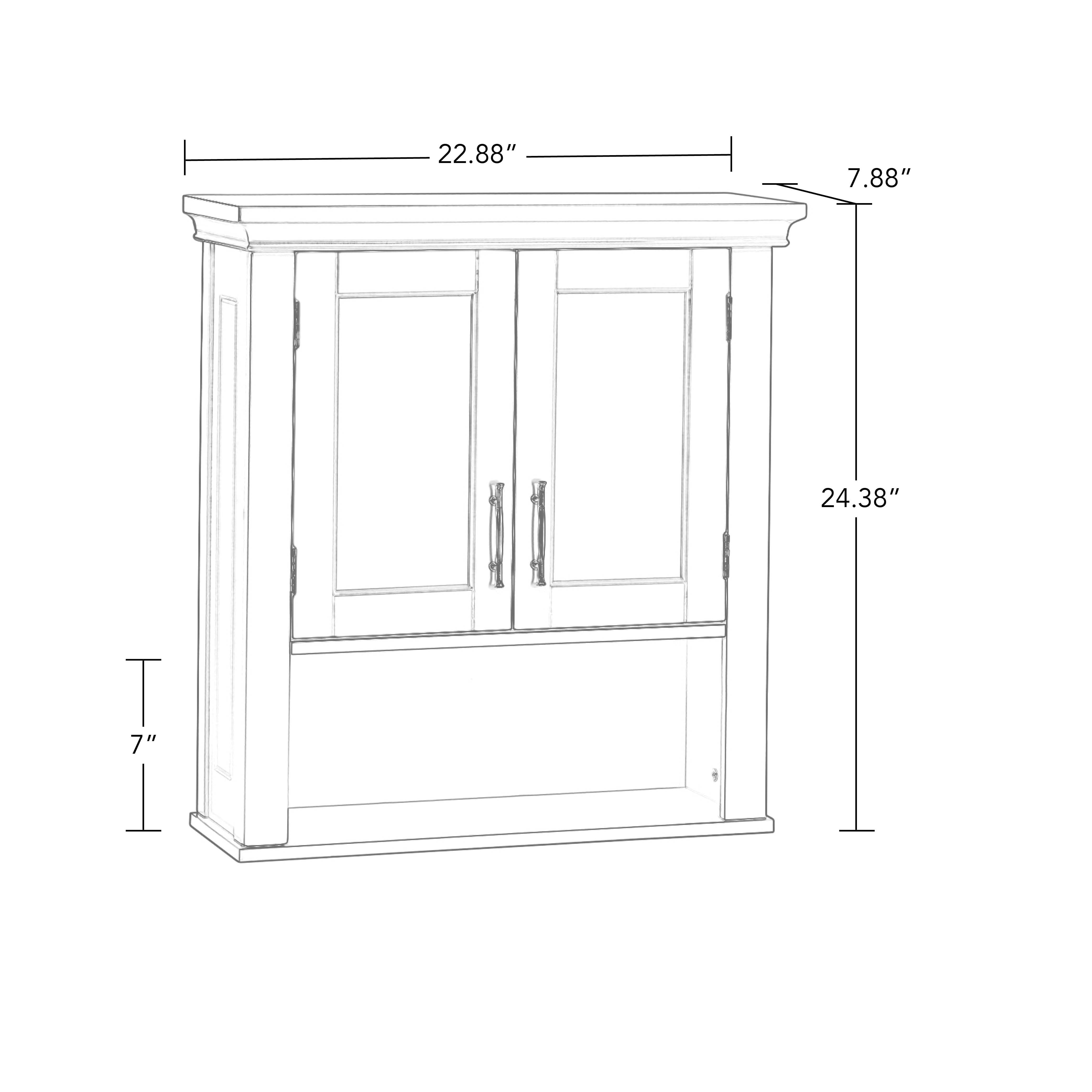 Riverridge Somerset Collection Two Door Wall Cabinet White Riverridge Somerset Collection Two Door Wall Cabinet White Com