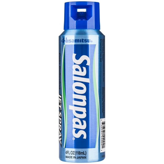 Salonpas Pain Relief Spray for Back Knee Muscle Joint and Arthritis Pain, Menthol, 4oz